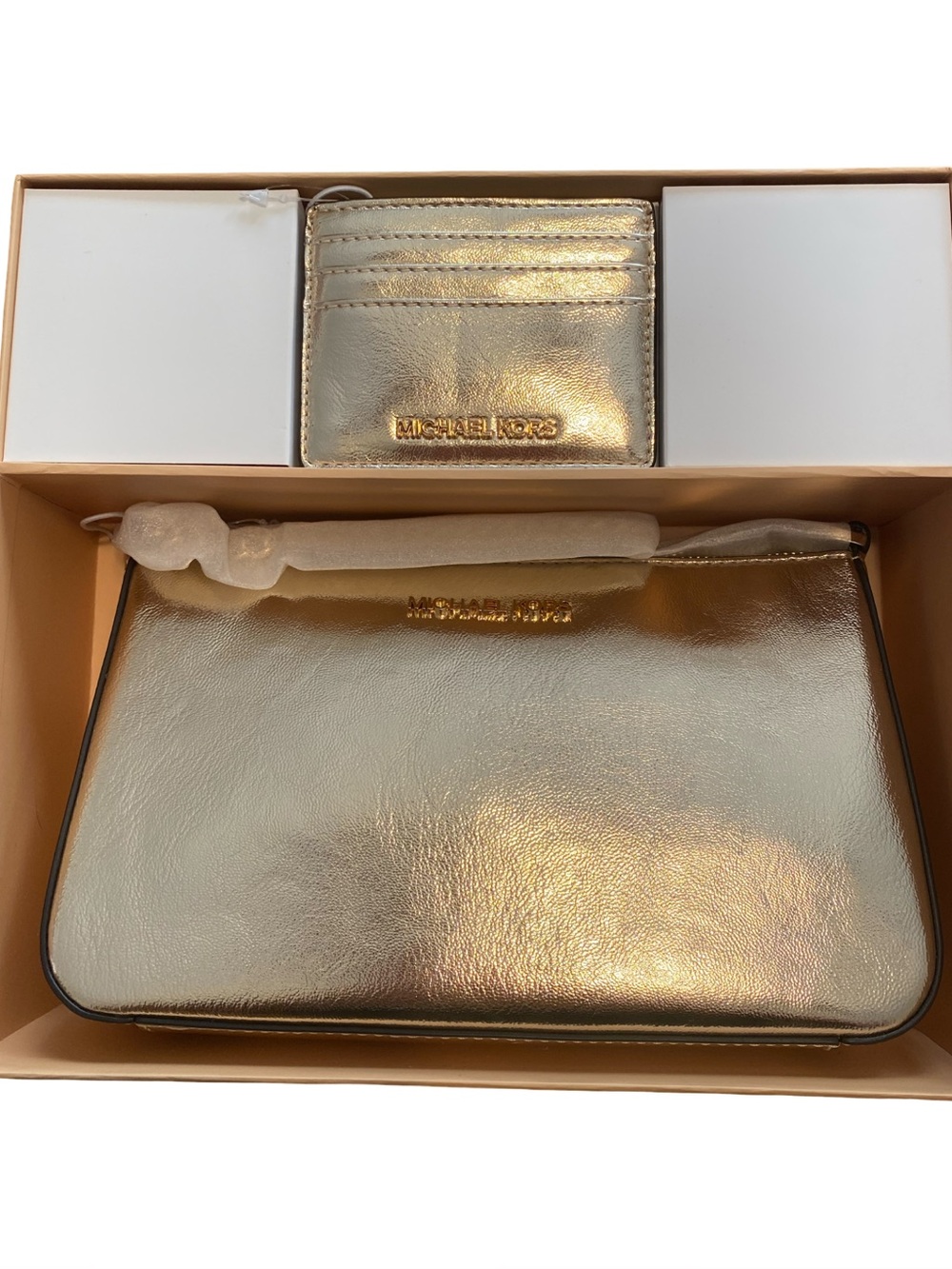 Michael Kors Gold Metallic Gift Set
